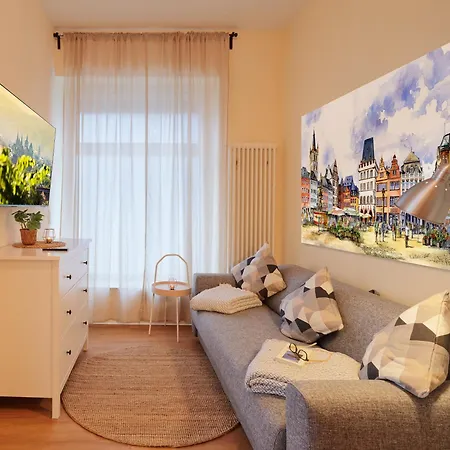 Marx - Modernes - Lage Im Zentrum - Gratis Wlan - Ideal Fuer Geschaeftsreisende & Paare Apartmán Trevír