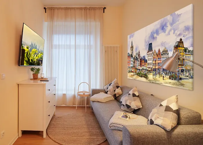 Marx - Modernes - Lage Im Zentrum - Gratis Wlan - Ideal Fuer Geschaeftsreisende & Paare Apartment Trier